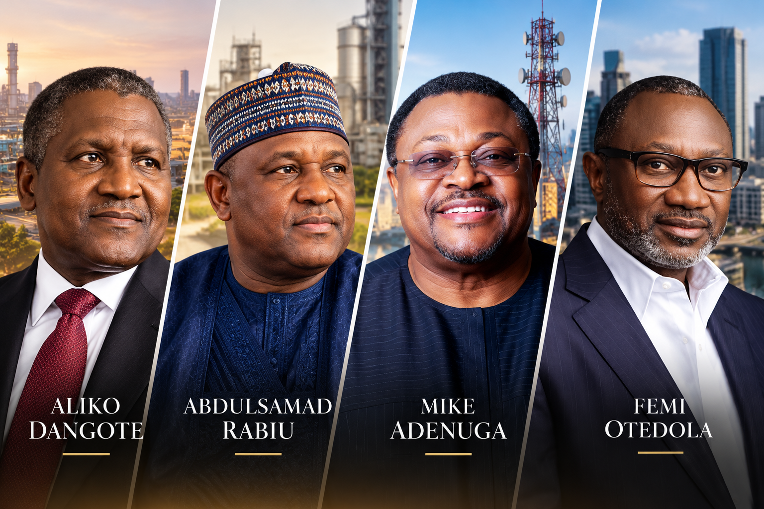 Nigeria’s Top Four Billionaires: Their Businesses, Success Stories and Pictures
